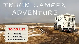 Truck Camper on the Prairie / Keto Recipes in the Arctic Fox.