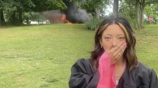 Teen’s Car Blows Up on the Way to Graduation