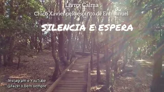 SILENCIA E ESPERA - Livro: Calma, de Emmanuel, psicografia de Chico Xavier