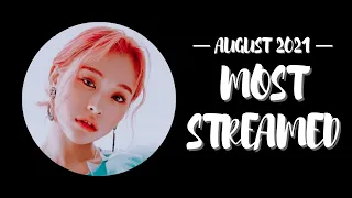 my top 50 most streamed kpop songs on spotify + artists | august 2021