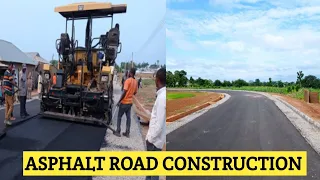 Construction of Asphalt Road | Complete Construction Procedure | MC1, S125 & Asphalt Detailing