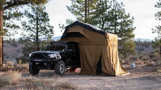 Roof Top Tent Camping In My Toyota Tacoma
