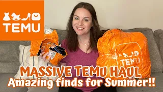 Massive Temu Haul! AMAZING finds! NOT SPONSORED