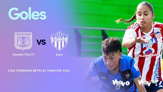 Casanare Chicó vs. Junior (goles) | Liga Femenina BetPlay Dimayor 2023 | Fecha 17