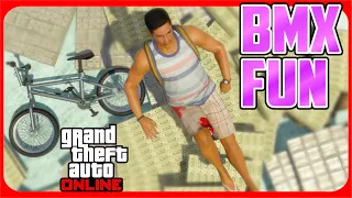 Was passiert wenn? Lustige Momente mit BMX -  GTA 5 Online Deutsch