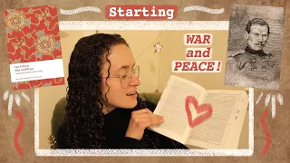 Starting WAR AND PEACE by Leo Tolstoy!!! // #dickensortolstoy Reading Vlog // 2021