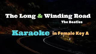 The long and winding road, Beatles, Karaoke in Female Key A, HQ