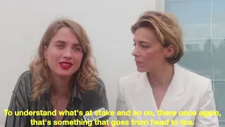 Adèle Haenel & Céline Sallette - Funny Interview with English Subtitles