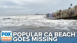 Bomb Cyclone Causing Significant Damage Along Santa Cruz Beach