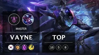 Vayne Top vs Illaoi - KR Master Patch 9.2