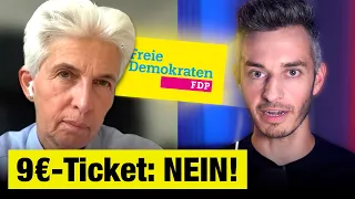 Strack-Zimmermann empört über 9€-Ticket Fortsetzung | Interview