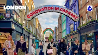 London Spring Walk 🇬🇧 Carnaby Street, Regent Street & Oxford Street  | Central London Walking Tour