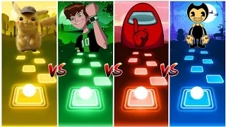 Bendy vs Among us vs Ben 10 vs Pikachu - Tiles Hop EDM Rush