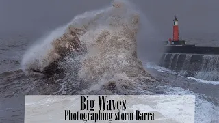 Storm Barra and Big waves - Stormy seascape photography