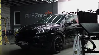 Porsche Cayenne - детейлинг химчистка автомобиля