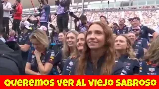 Checo Pérez causa sensación entre las mujeres del paddock y Red Bull al subir al podio de Japón