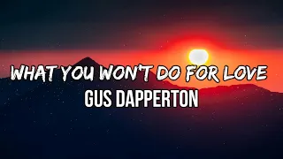 Gus Dapperton - What You Won't Do For Love (lyrics) | I guess you wonder where I've been