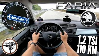 2016 Škoda Fabia 1.2 TSI (110 KM) DSG | V-MAX. Próba autostradowa. Lecimy do 3go zjazdu.