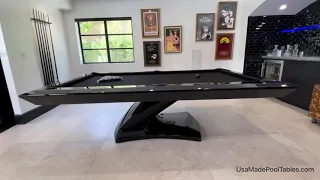 THE Z MODERN POOL TABLE AND CONTEMPORARY STYLE