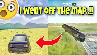 I went off the map😱Extreme car driving simulator🔥