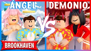 MADRE ANGEL VS MADRE DEMONIO en BROOKHAVEN - Roblox YoSoyLoki