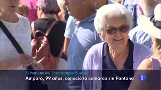 75 aniversario del cierre de las compuertas del Embalse del Ebro