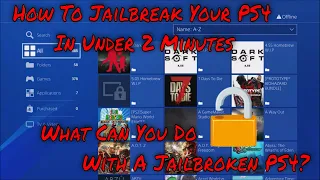 How To Jailbreak Your PS4 In Under 2 Minutes In 2020 | What Can You Do With A Jailbroken PS4 In 2020