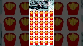 Can You Spot The Odd One Out 🕵️‍♂️ Emoji Puzzle Challenge #4 | Test Your Brain Power 🧩||#shorts
