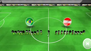 BRAZIL v AUSTRIA | STICKMAN SOCCER 2018 Walkthrough Gameplay 1 #stickman #southmgames