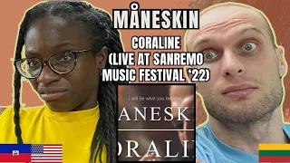 Maneskin - Coraline Reaction (Live at Sanremo Music Festival 2022) | SUPER CHAT REQUEST