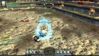 Dragon Nest SEA lv 32 cap Mercenary vs Swordmaster