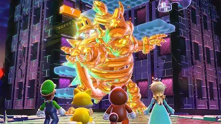 What happens when Golden Bowser is the Final Boss in Super Mario 3D World?