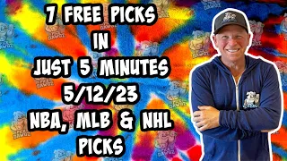 NBA, MLB, NHL  Best Bets for Today Picks & Predictions Friday 5/12/23 | 7 Picks in 5 Minutes