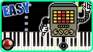 Metal Crusher - Undertale - EASY Piano Tutorial(Synthesia) [TopAnimeMusic]