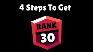 4 Steps To Rank 30 (Brawl stars)