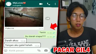 PACAR GIL4 PSKOPAT 😱| CHAT HISTORY HORROR INDONESIA