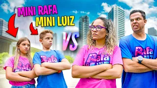 RAFA E LUIZ vs MINI RAFA E LUIZ!