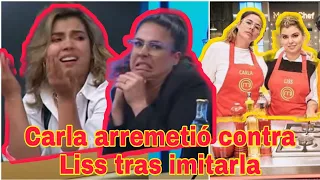 Carla Giraldo arremetió contra Liss Pereira tras imitarla en MasterChef