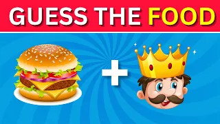 Guess The Food By Emoji🍔| Food and Drink by Emoji Quiz🍕😋|| Emoji Challenge ✅