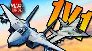 F-14B VS MIG-29 1V1 Dev Server Dogfight | War Thunder