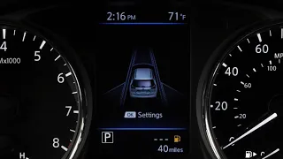 2019 Nissan Rogue - Vehicle Information Display