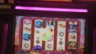 Wizard of Oz Ruby Slippers 2 Slot Machine Bonus - Glinda Bubbles - Big Win!!!