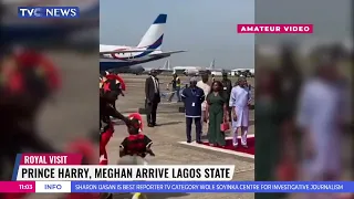 Prince Harry, Meghan Arrive Lagos State  For Visit