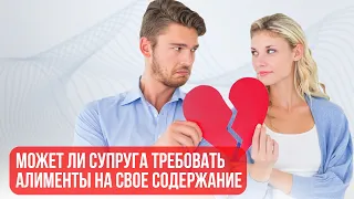 Может ли супруга требовать алименты на свое содержание.