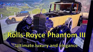 Rolls-Royce Phantom III (1936-1939) Last Rolls V12 for Next 60 Years