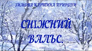 "Сніжний вальс" зимова картина природи