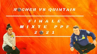 Rocher vs Quintais Finale Triplette Mixte - Pétanque