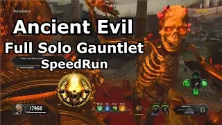 Ancient Evil Full Solo Gauntlet Gold Speedrun PS4