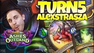 Turn 5 Dragonqueen Alexstrasza...Good Luck ft. Purple & Gallon | Zalae Hearthstone