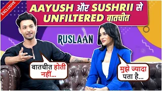 Aayush Sharma Reveals Why He Doesn't Take Suggestions From Salman, Sushrii On Her Fortune | Ruslaan